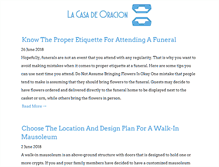 Tablet Screenshot of lacasadeoracion.com